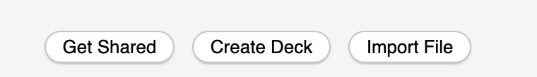 Light-mode Anki controls showing the Import File button