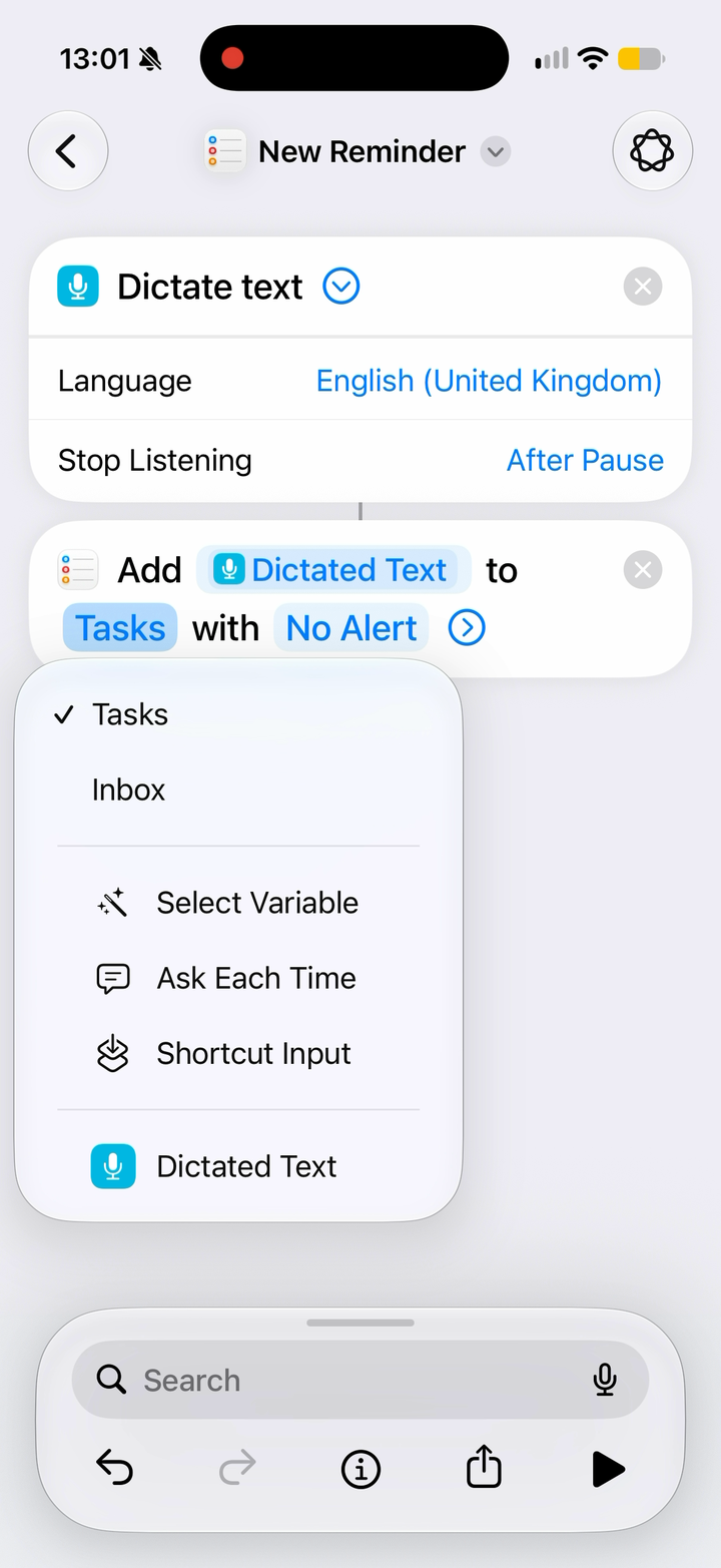 Send your reminder to Inbox